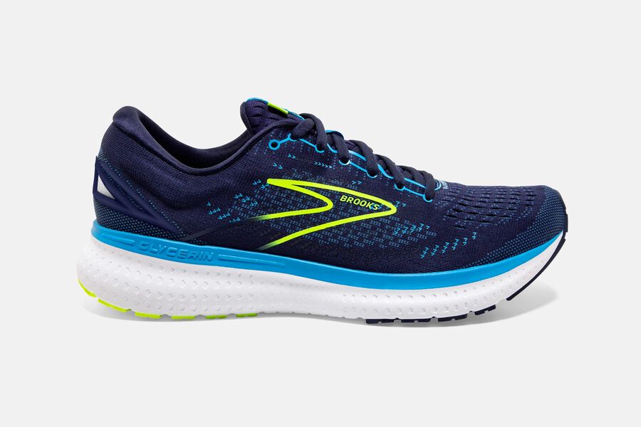 Brooks Glycerin 19 Road Loopschoenen Heren - Donkerblauw/Blauw - 295143FSG